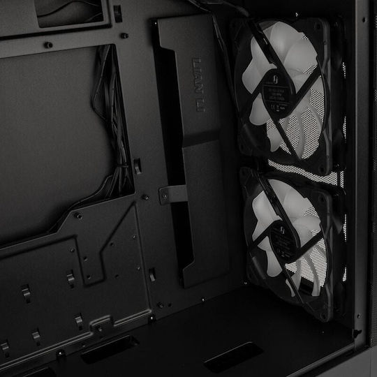 Lian Li Lancool 205 Mesh C Gaming Midi-Turm Computergehäuse mit Seitenfenster Schwarz