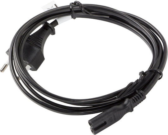 Lanberg Euro - IEC C7 Cable 1.8m Black (CA-C7CA-11CC-0018-BK)