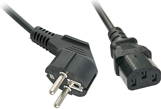 Lindy Schuko - IEC C13 Cable 2m Μαύρο 30335
