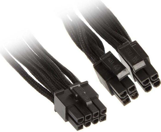 Silverstone PP06B-EPS55 8-Pin EPS - 4 Pin EPS Cable 0.55m Μαύρο SST-PP06B-EPS55
