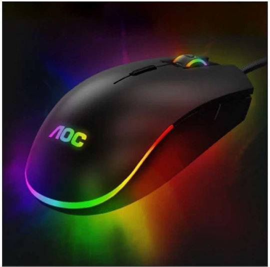 AOC GM500 RGB Gaming Ποντίκι 5000 DPI Μαύρο