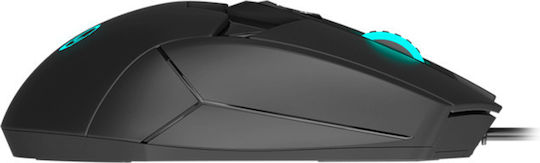 Lorgar Stricter 579 RGB Gaming Gaming Maus 12000 DPI Schwarz