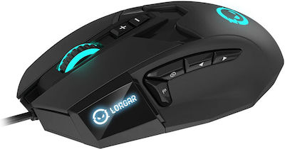 Lorgar Stricter 579 RGB Gaming Ποντίκι 12000 DPI Μαύρο