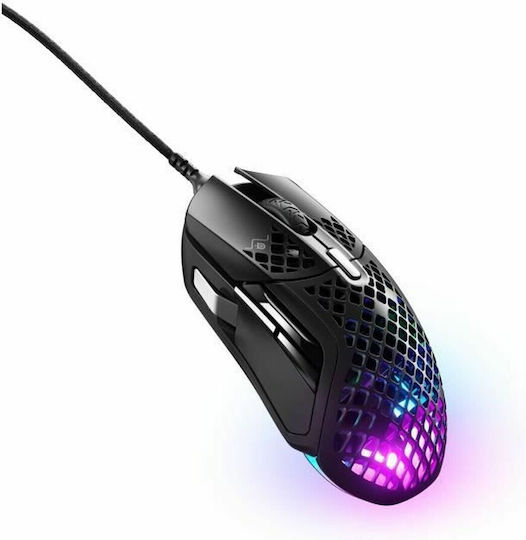 SteelSeries Aerox 5 RGB Mouse de Gaming 18000 DPI Negru Mat
