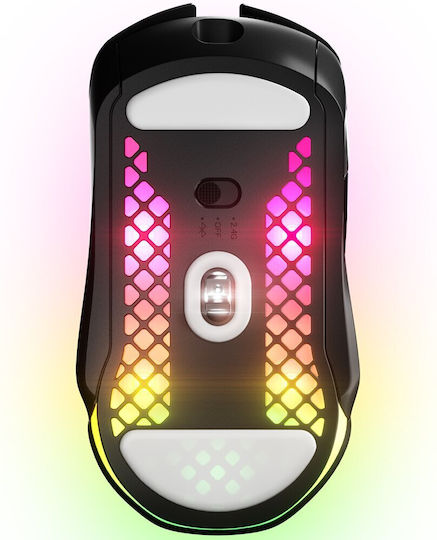SteelSeries Aerox 5 Kabelloses RGB Gaming Maus 18000 DPI Schwarz Mattierte Oberfläche