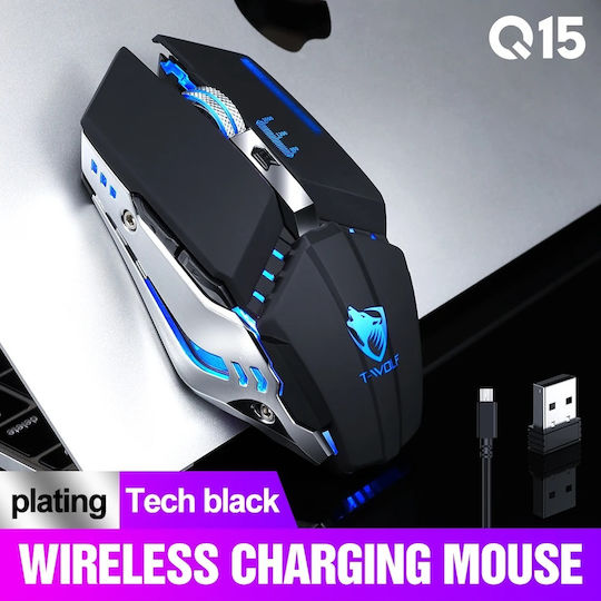 T-Wolf T-Wolf Q15 Wireless Gaming Mouse Black