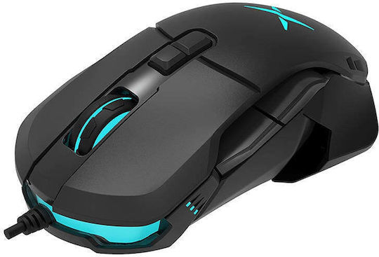 Delux M629BU RGB Gaming Gaming Maus 6200 DPI Schwarz