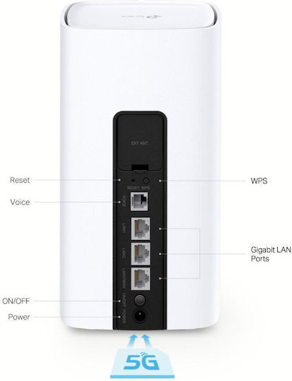 TP-LINK NX510V v1 Wireless 5G Router Wi‑Fi 6 with 3 Gigabit Ports