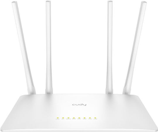 Cudy WR1200 v2 Безжичен Рутер Wi-Fi 5 - Wi-Fi 5 с 5 Порта Ethernet