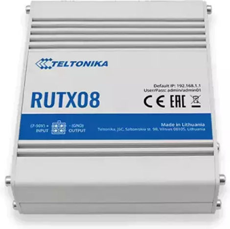 Teltonika RUTX08 v1 Router με 4 Θύρες Gigabit