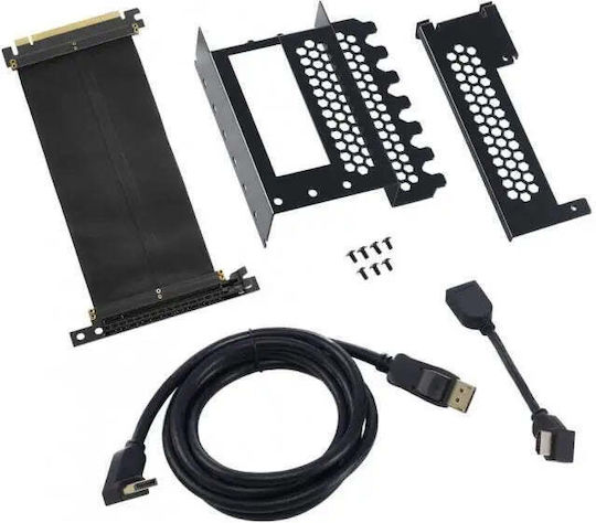 Cablemod Vertical PCI-e Bracket HDMI-DP Κάρτα Riser για Κάθετη Τοποθέτηση