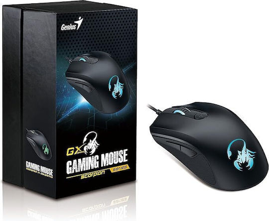 Genius Scorpion M6-600 RGB Gaming Ποντίκι 5000 DPI Black / Orange