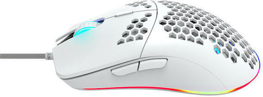 Canyon Puncher GM-11 RGB Геймърска Мишка 4200 DPI Бял
