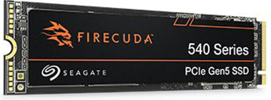 Seagate Firecuda 540 SSD 2TB Тип M.2 с Връзка PCI Express 5.0 и SSD Солидни Дъски Съвместим с PlayStation 5 ZP2000GM3A004
