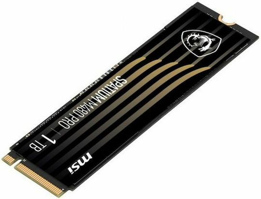 MSI Spatium M480 Pro SSD 1TB M.2 NVMe PCI Express 4.0 S78-440L1G0-P83