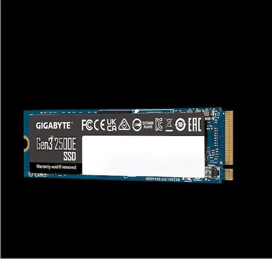 Gigabyte Gen3 2500E SSD 500GB M.2 Type with PCI Express 3.0 Connection G325E500G