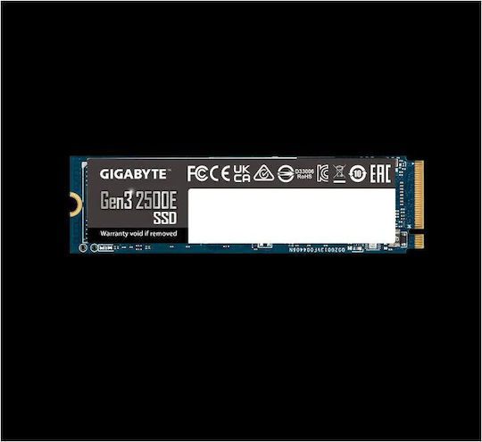 Gigabyte Gen3 2500E SSD 1TB M.2 Type with PCI Express 3.0 Connection G325E1TB