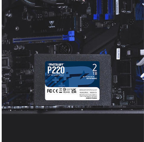 Patriot P220 SSD 2TB 2.5'' Type with SATA III Connection P220S2TB25