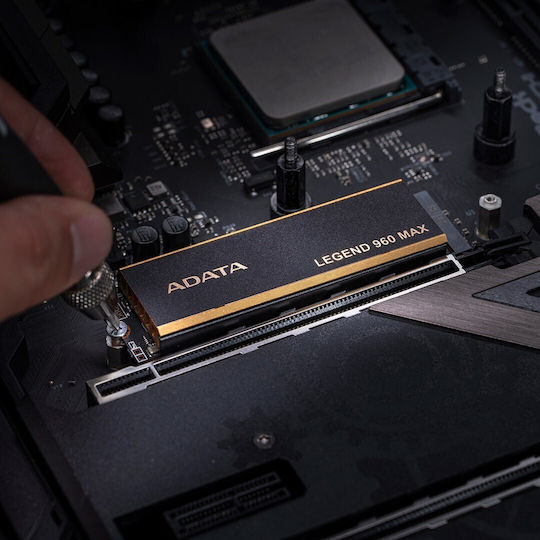Adata Legend 960 MAX SSD 2TB τύπου M.2 με σύνδεση PCI Express 4.0 ALEG-960M-2TCS