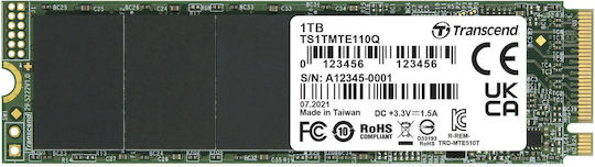Transcend 110Q SSD 1TB M.2 Type with PCI Express 3.0 Interface