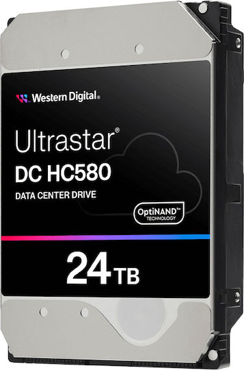 Western Digital Ultrastar DC HC580 24TB HDD Hard Disk 3.5" SATA III 7200rpm cu 512MB Cache pentru Server / Recorder