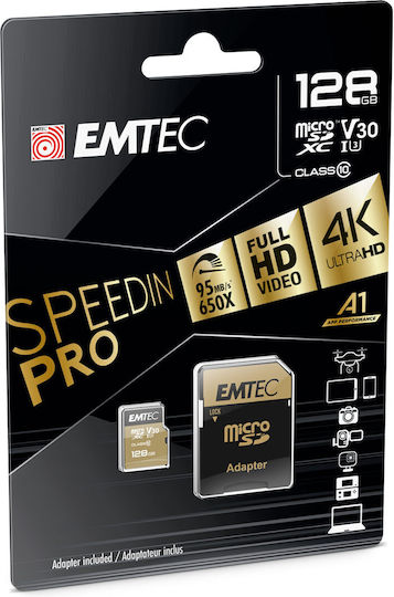 Emtec Speedin Pro microSDXC 128GB U1 A1 UHS-I