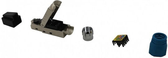 Techly RJ45 Plug Cat8.1 STP Self Locking Black 1τμχ 109191