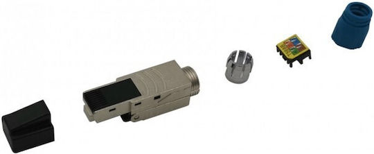 Techly RJ45 Plug Cat8.1 STP Self Locking Black 1τμχ 109191