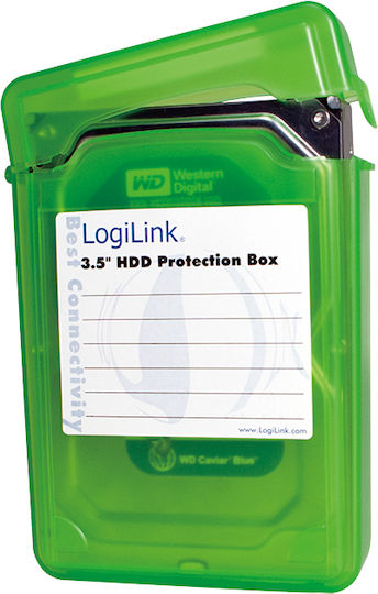 LogiLink Protective Case Protection Box for 3.5" Green (UA0133G)