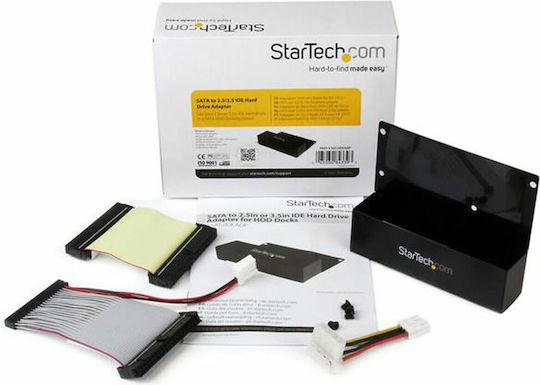 StarTech Адаптер за твърд диск SATA към 2,5-ин или 3,5-ин IDE за HDD докове Черен (SAT2IDEADP)