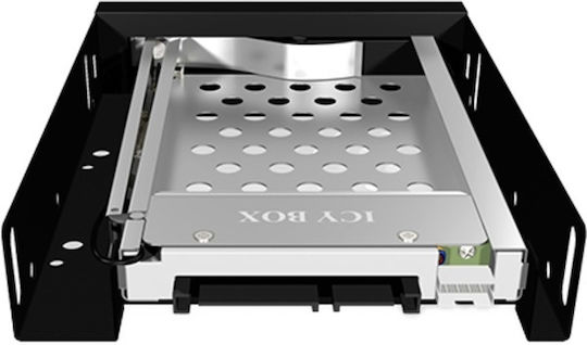 Icy Box 2.5-Inch Mobile Rack For 1x3.5-Inch SATA HDD/SSD Μαύρο IB-2217STS