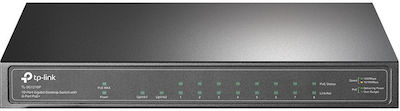 TP-LINK TL-SG1210P v4 Unverwaltet L2 PoE+ Switch mit 9 Ports Gigabit (1Gbps) Ethernet und 1 SFP Port