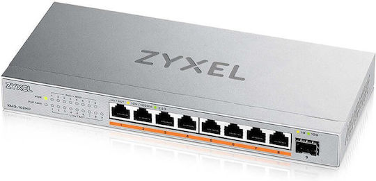Zyxel XMG-108HP Unmanaged L2 PoE+ Switch με 8 Θύρες Ethernet