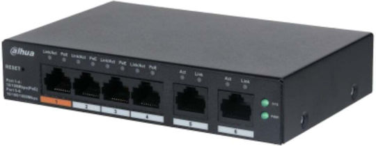 Dahua CS4006-4ET-60 Managed L2 PoE+ Switch με 4 Θύρες Ethernet