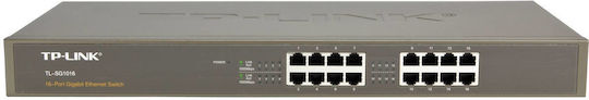TP-LINK TL-SG1016 v1 Unmanaged L2 Switch με 16 Θύρες Gigabit (1Gbps) Ethernet