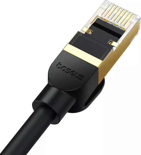 Baseus Cat.8 (40Gbps) Καλώδιο Δικτύου Ethernet 0.5m Μαύρο