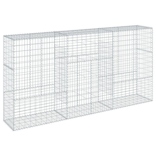 vidaXL Garden Fencing Material 1pcs Silver