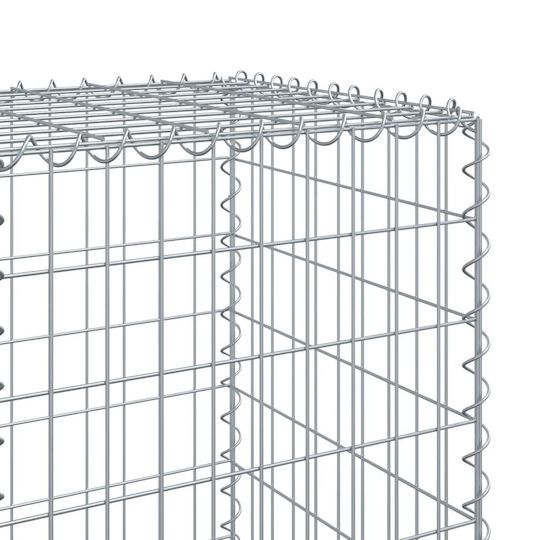 vidaXL Garden Fencing Material 1pcs Silver