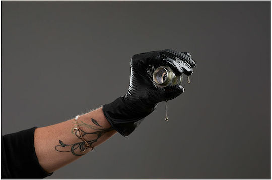 Juba Gloves for Work Disposable Black Nitrile 50pcs