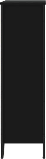 Bibliothek Schwarz 80x31x106cm