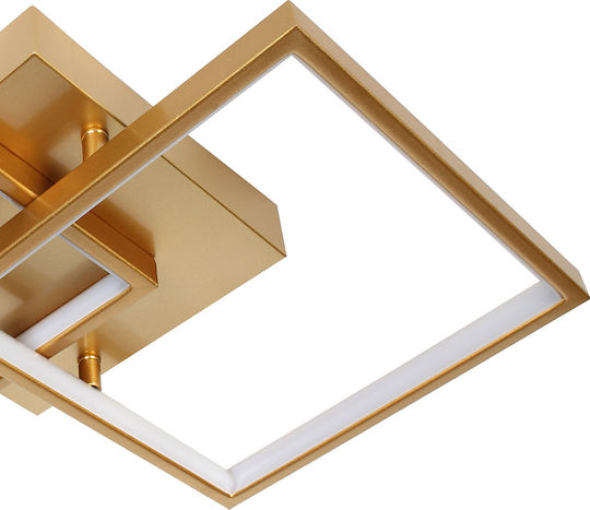 Globobox Plafonieră de Tavan 58buc Aurie cu LED Integrat