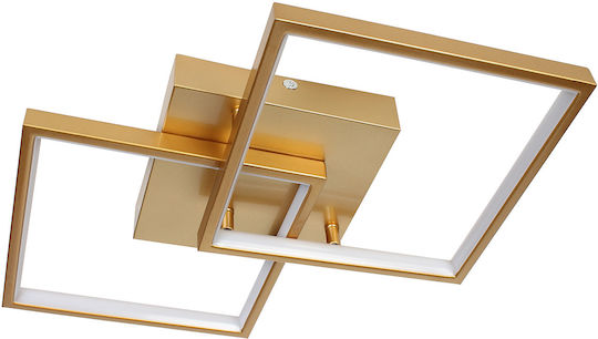 Globobox Plafonieră de Tavan 58buc Aurie cu LED Integrat