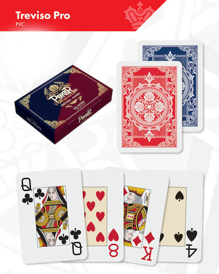 Set Dal Negro Treviso 2 Pachete de Poker din Plastic 2 Jumbo