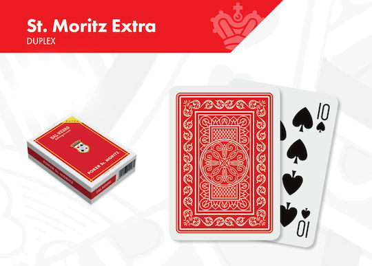 Dal Negro St Moritz Τράπουλα Πλαστικοποιημένη Regular Μπλε