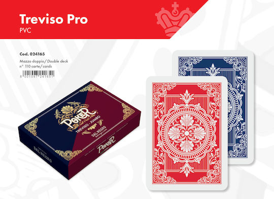 Set Dal Negro Treviso 2 Pachete de Poker din Plastic 2 Jumbo