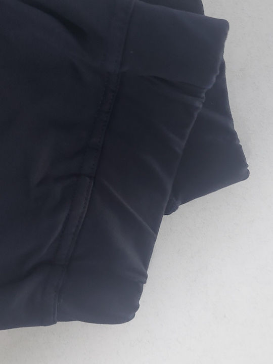 Schulung Frauen Lang Leggings Hochgeschnitten Marineblau