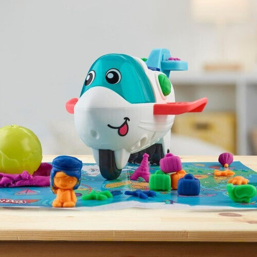 Hasbro Play-Doh Plasticine Game Airplane Explorer For 3+ Years 4pcs