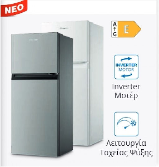 Inventor Kühlschrank mit Doppeltür 413Es Total NoFrost H172.3xB70xT67cm. Weiß DP1770W