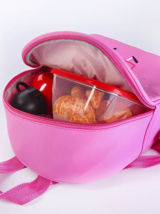 Ghiozdan pentru Grădinița din Piele Faux Peppa Pig Roz