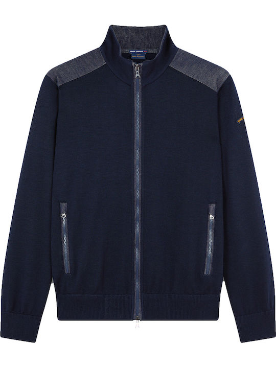 Men's Knitted Cardigan Navy